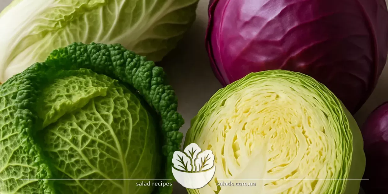Diferite tipuri de varză: albă, roșie, broccoli, conopidă, varză creață