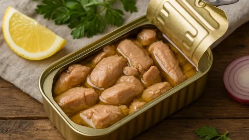 Hígado de bacalao en aceite (conserva)